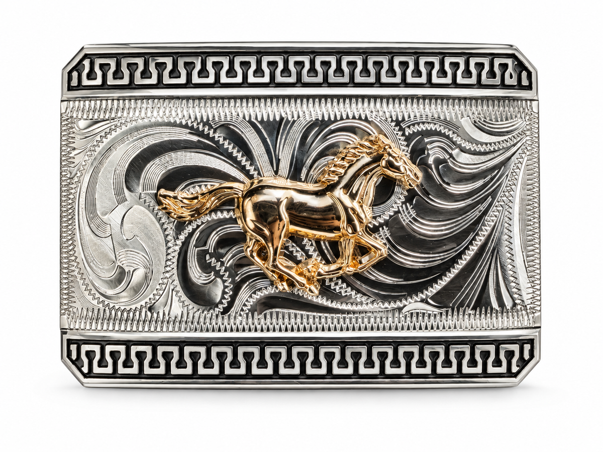 RUNNING HORSE BUCKLE